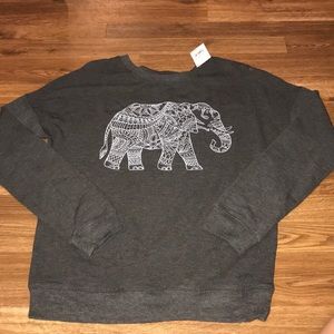 elephant sweater.